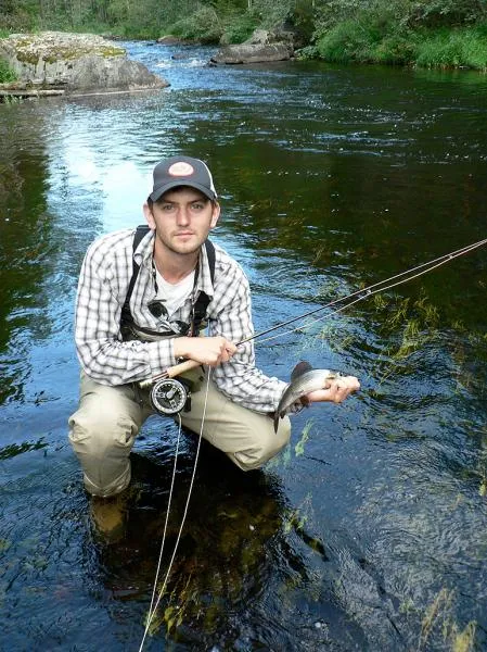 User submitted picture: Angler, grayling