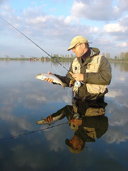 User submitted picture: Hans Bock and Sea trout f...